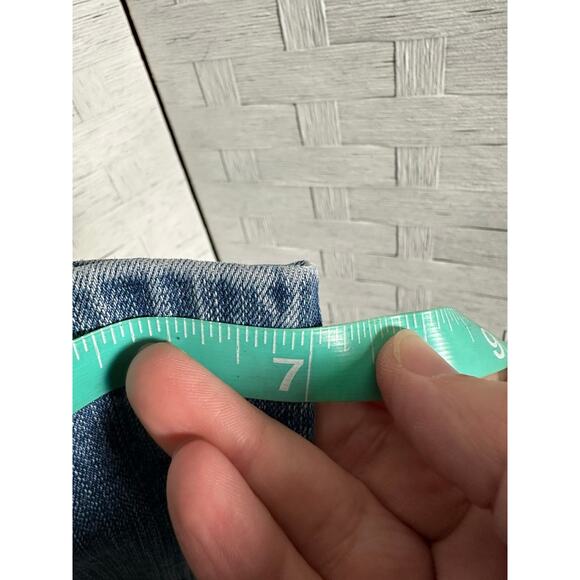 Torrid women’s jeans mid wash straight leg, distressed boyfriend, cut plus size - Picture 11 of 12